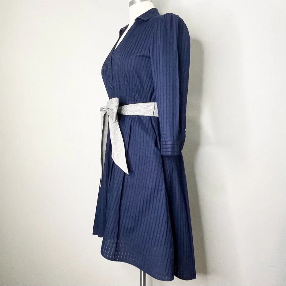 MOULINETTE SOEURS Dakota Pleated Shirt Dress - Picture 2 of 7